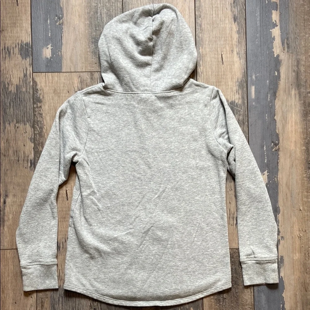 Justice Girls Pullover Hoodie Sweatshirt Sweater Long Sleeves Grey Size 10